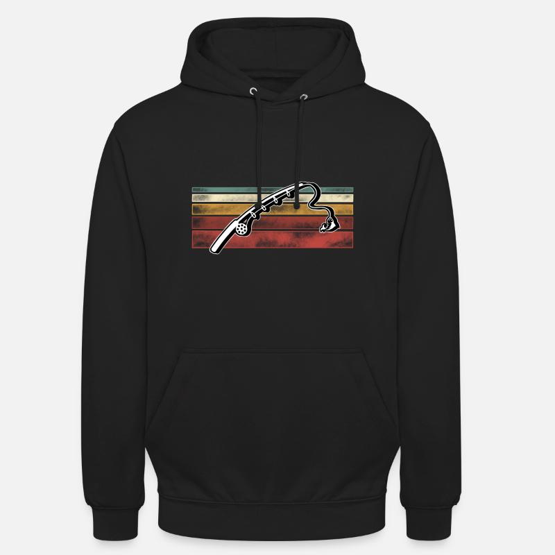 Pêche Pêcheurs Pêche - Sweat-shirt à capuche unisexe - noir