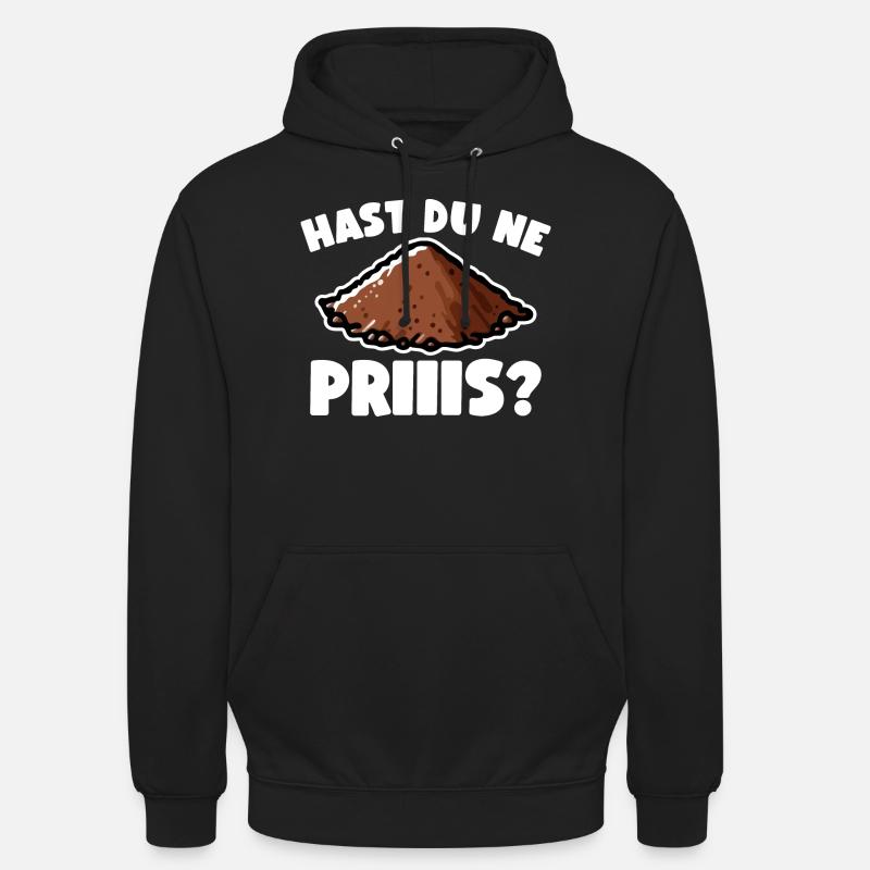 Schnupftabak - Unisex Hoodie - Schwarz