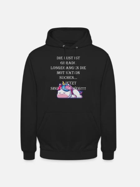 Die lust ist gegangen - Unisex Hoodie - Schwarz