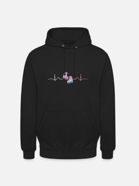 Kunstskøjteløb Kunstskøjteløb - Hættetrøje unisex - sort