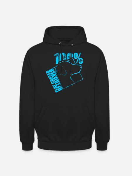 FLAT COATED RETRIEVER 100 - Unisex Hoodie - black