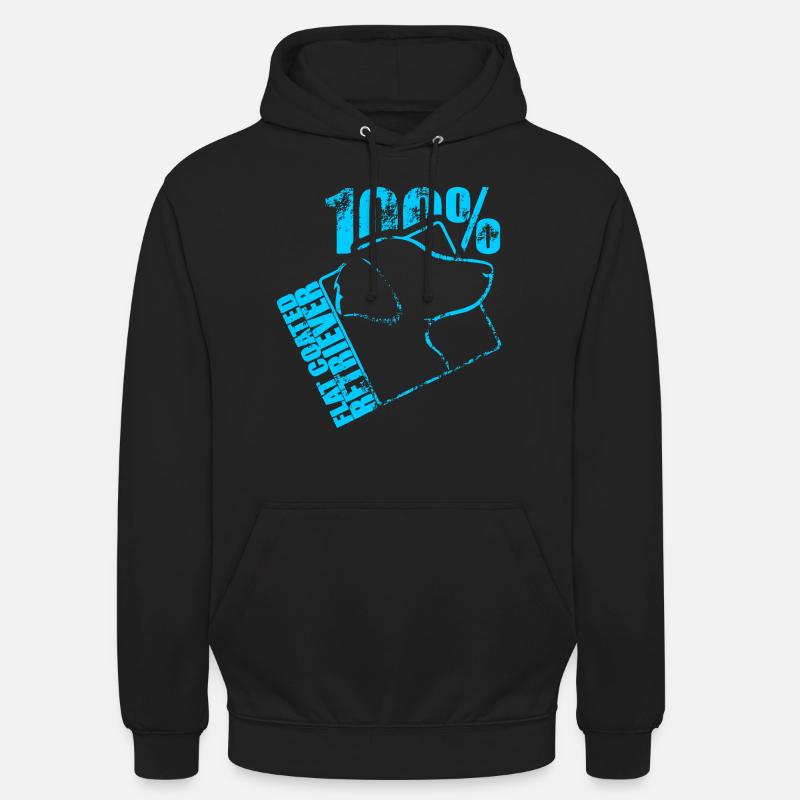 PLAT RETRIEVER 100 COUCHÉ - Sweat-shirt à capuche unisexe - noir