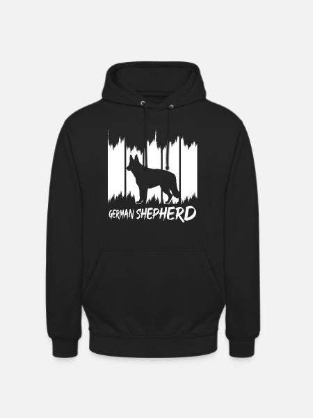 German Shepherd - Unisex Hoodie - black