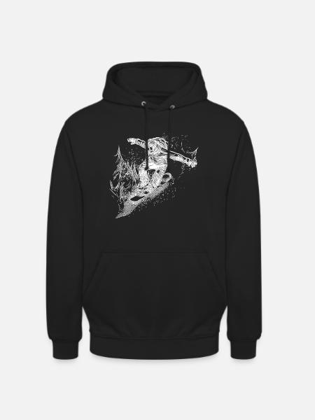 Offroad Snowboarding Extreme Snowboard Style - Unisex Hoodie - black