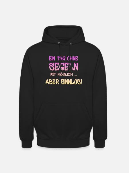 Segeln - Unisex Hoodie - Schwarz