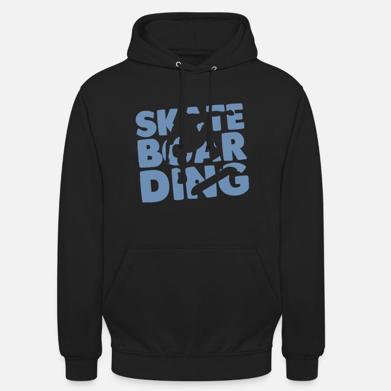 Skateboard Skateboarder - Sweat-shirt à capuche unisexe - noir