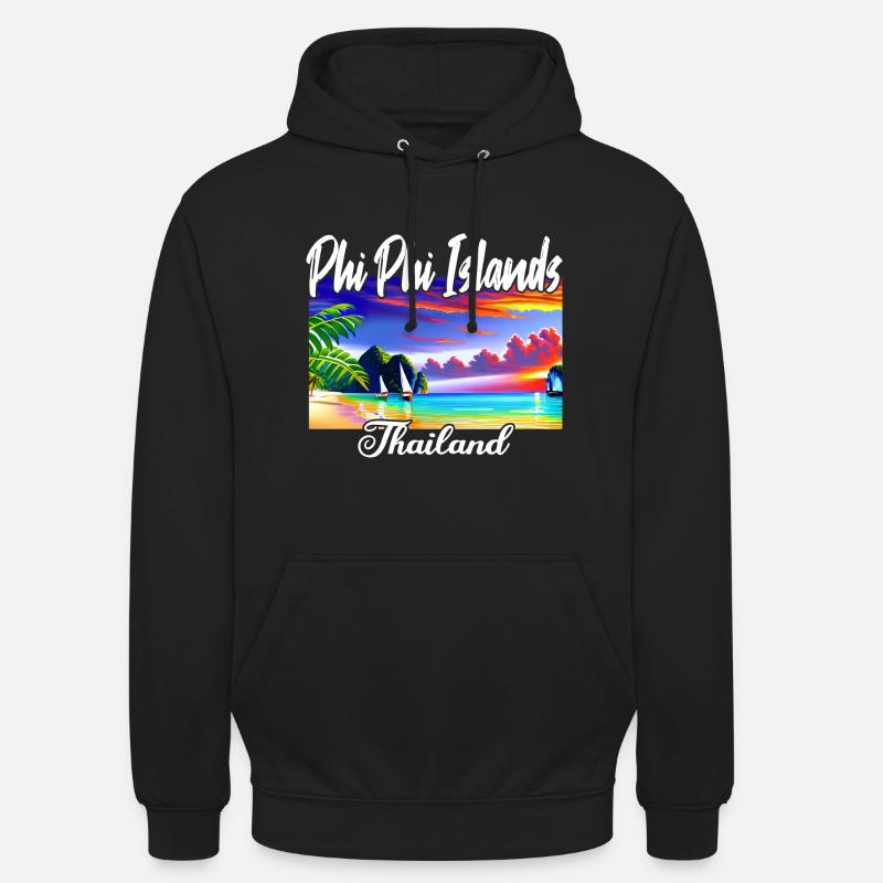 Phi Phi Island Thailand - Unisex Hoodie - Schwarz