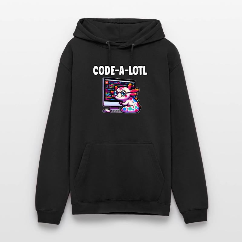 Lustige Codierung Axolotl Programmierung Geschenk Unisex Hoodie