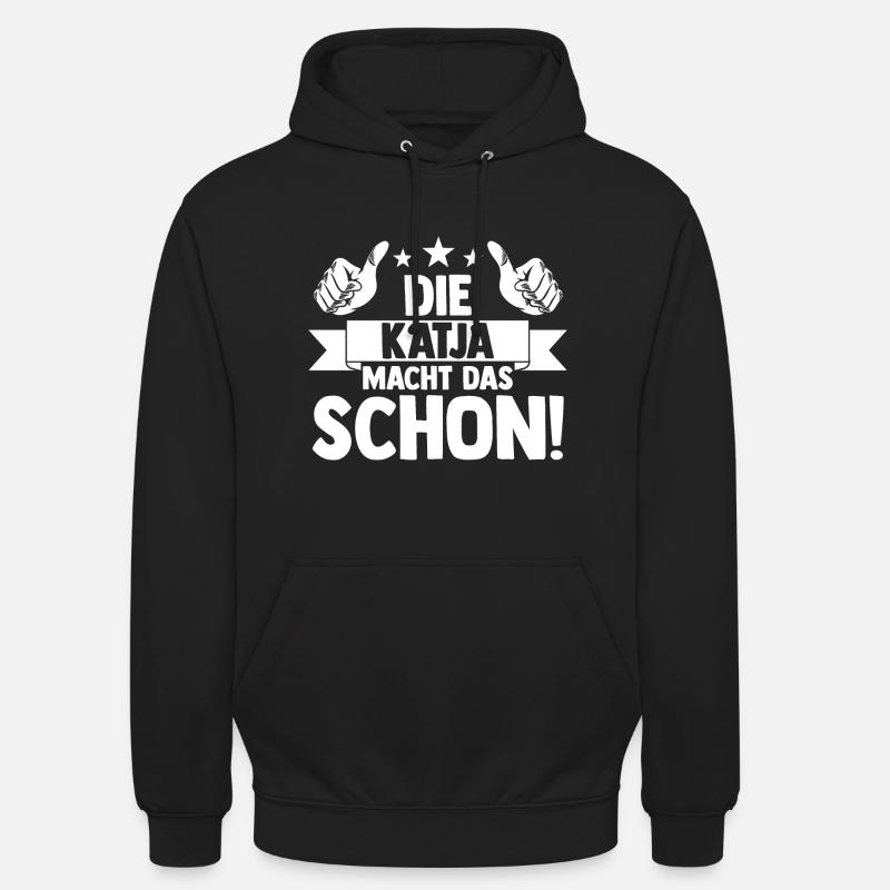 Katja - Unisex Hoodie - Schwarz