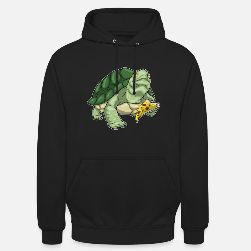 Turtle Pizza - Unisex Hoodie - black