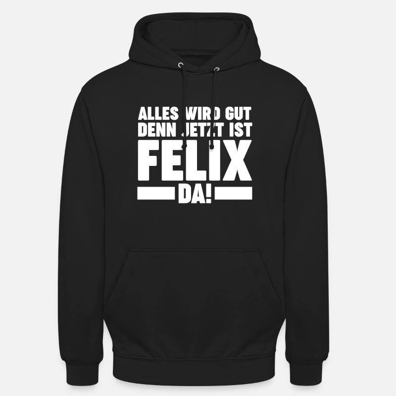 Felix - Unisex Hoodie - Schwarz