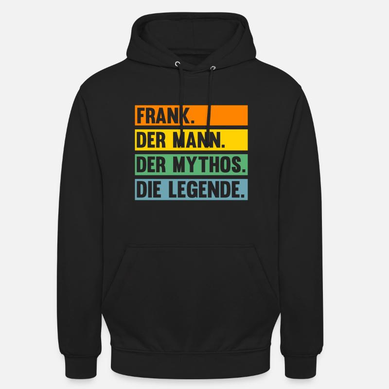 Frank - Unisex Hoodie - Schwarz