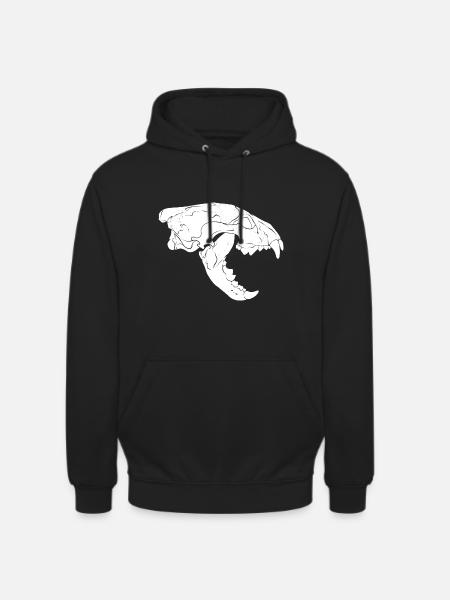 Wolverine Skull - Unisex Hoodie - black