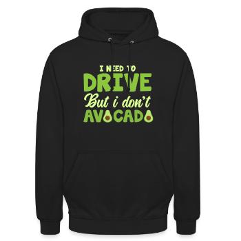 Vegan Veganismus - Unisex Hoodie - Schwarz - Vorne - Alina (178cm) & Michal (187cm)