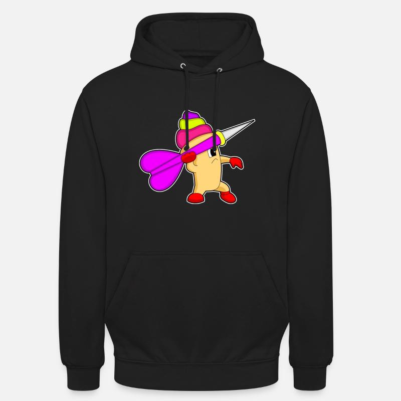 Pince à cupcakes Dartpfeil - Sweat-shirt à capuche unisexe - noir