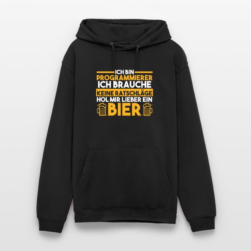 Programmieren Entwickler Coder Bier Programmierer Unisex Hoodie