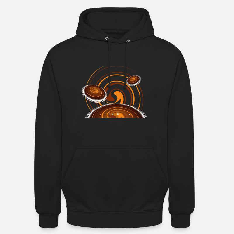 Le café le matin dissipe le chagrin et les soucis! - Sweat-shirt à capuche unisexe - noir