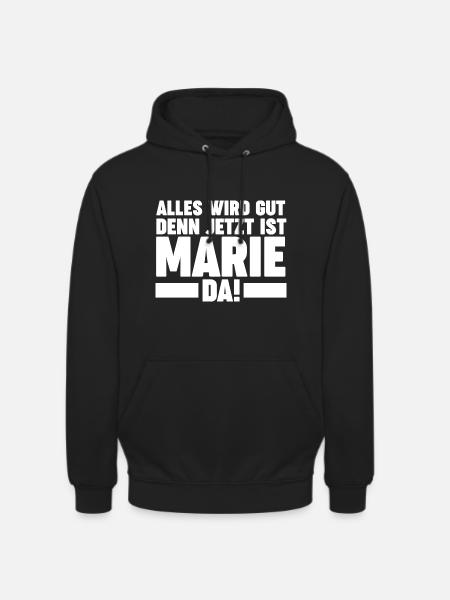 Marie - Unisex Hoodie - Schwarz