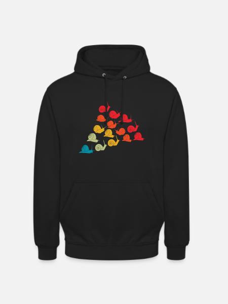 Snail lovers Types of snails owners - Unisex Hoodie - black