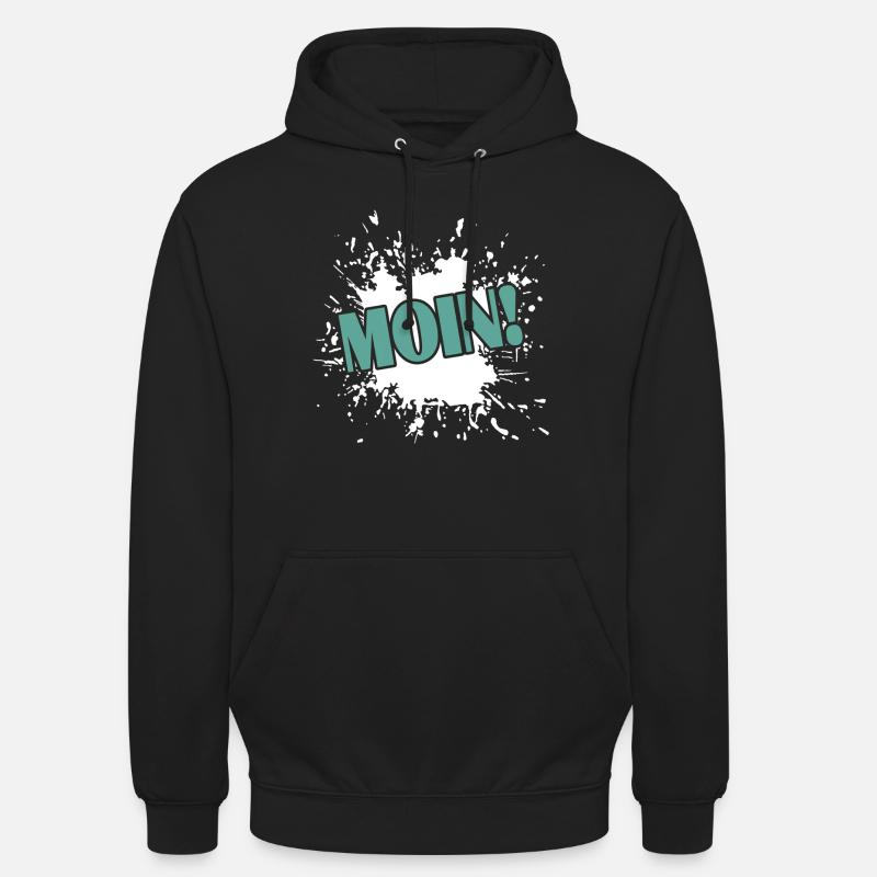 Moin! - Unisex Hoodie - Schwarz
