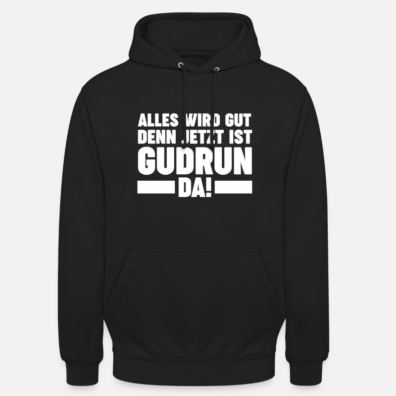 Gudrun - Unisex Hoodie - Schwarz