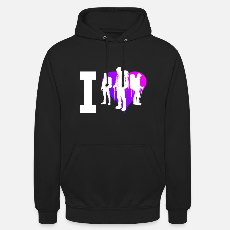 Bouldering Climber Boulderer Bouldering - Unisex Hoodie - black