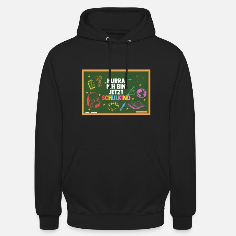 Erste Klasse Einschulung Erstklässler Schulkind - Unisex Hoodie - Schwarz