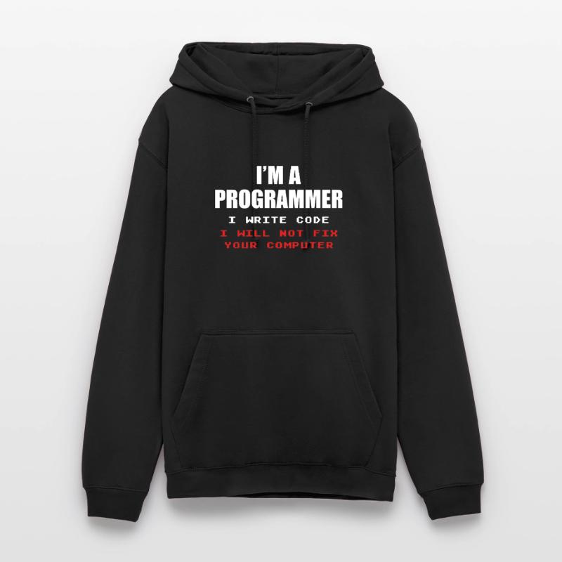 Programmeur Geek Programmeur Programmeur Informatique Codeur L Sweat-shirt à capuche unisexe