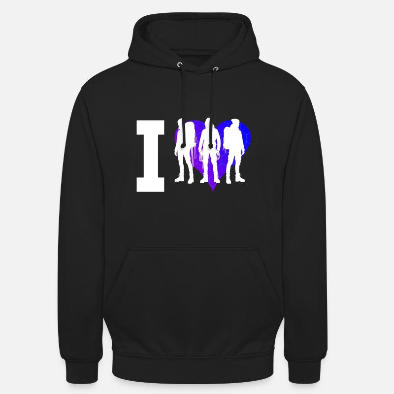Grimpeur Bloc Femmes Bloc - Sweat-shirt à capuche unisexe - noir