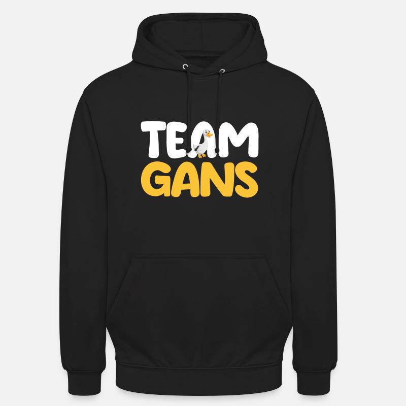 Gans Gänse - Unisex Hoodie - Schwarz