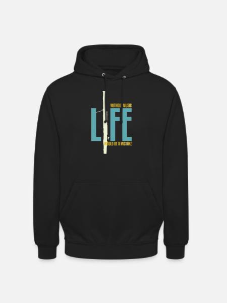 Bassoon fagott instrument geschenk - Unisex Hoodie - Schwarz