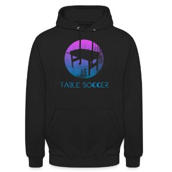 kicker - Unisex Hoodie - Schwarz - Vorne - Alina (178cm) & Michal (187cm)