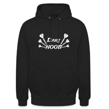 Dard - Sweat-shirt à capuche unisexe - noir - Devant - Alina (178cm) & Michal (187cm)