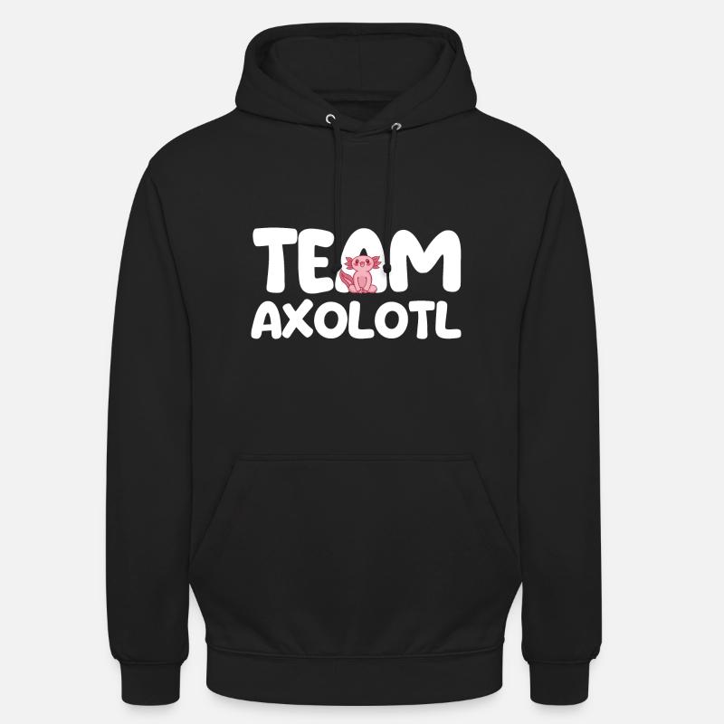Axolotl - Sweat-shirt à capuche unisexe - noir