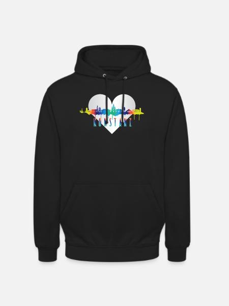 Konstanz skyline - Unisex Hoodie - black