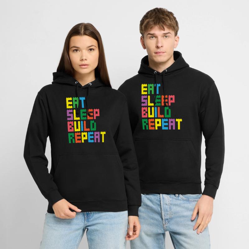 Constructeur de briques Bâtiment en briques Maître constructeur Sweat-shirt à capuche unisexe
