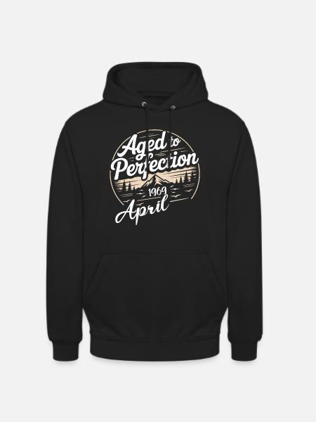 April 1969 birthday april 1969 - Unisex Hoodie - black