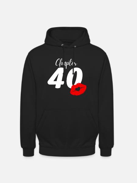 40th birthday - Unisex Hoodie - black