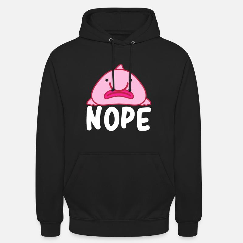 Blobfisch - Sweat-shirt à capuche unisexe - noir