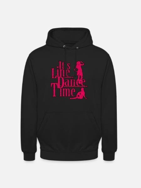 Linedance - Unisex Hoodie - Schwarz