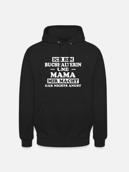 Buchhalterin Spruch Finanzen Buchhalterin Geschenk - Unisex Hoodie - Schwarz