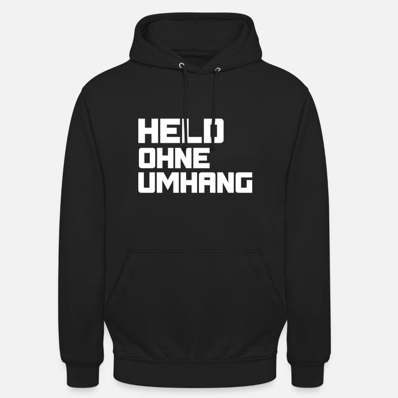 Hero without cape - Unisex Hoodie - black