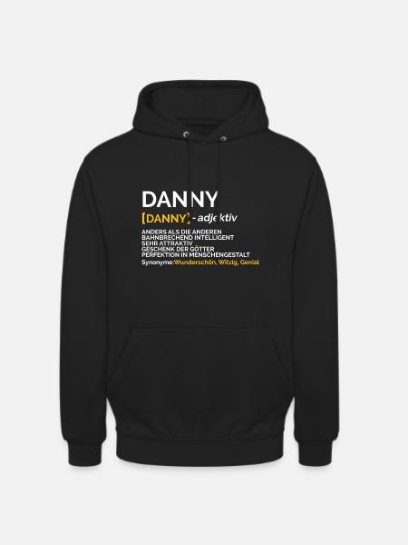 Danny - Unisex Hoodie - Schwarz
