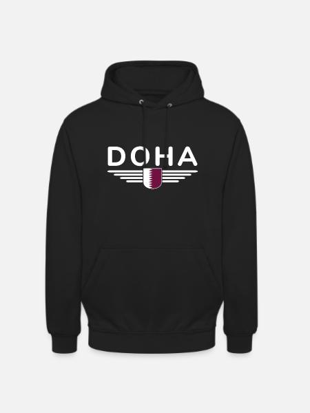 Doha Design – Stylish and Unique - Unisex Hoodie - black