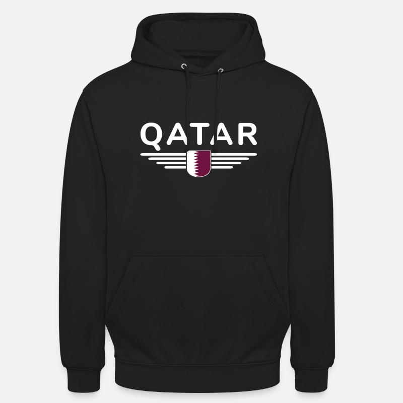 Qatar Design – Exclusif et moderne - Sweat-shirt à capuche unisexe - noir