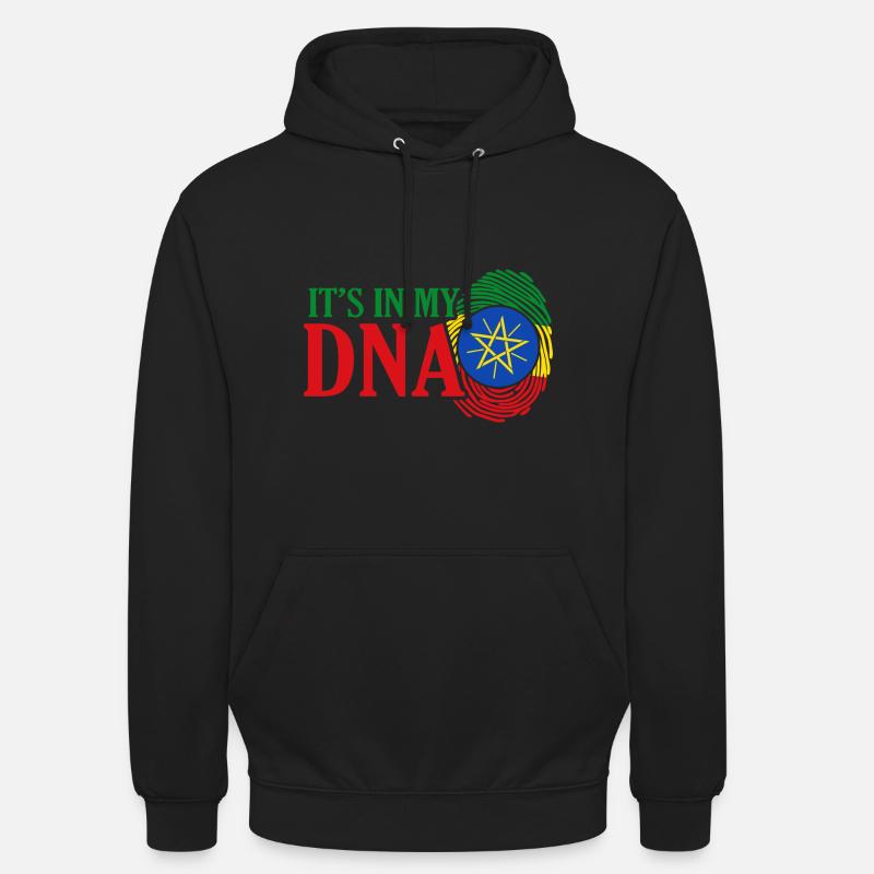 Ethiopie Afrique Idée de cadeau - Sweat-shirt à capuche unisexe - noir