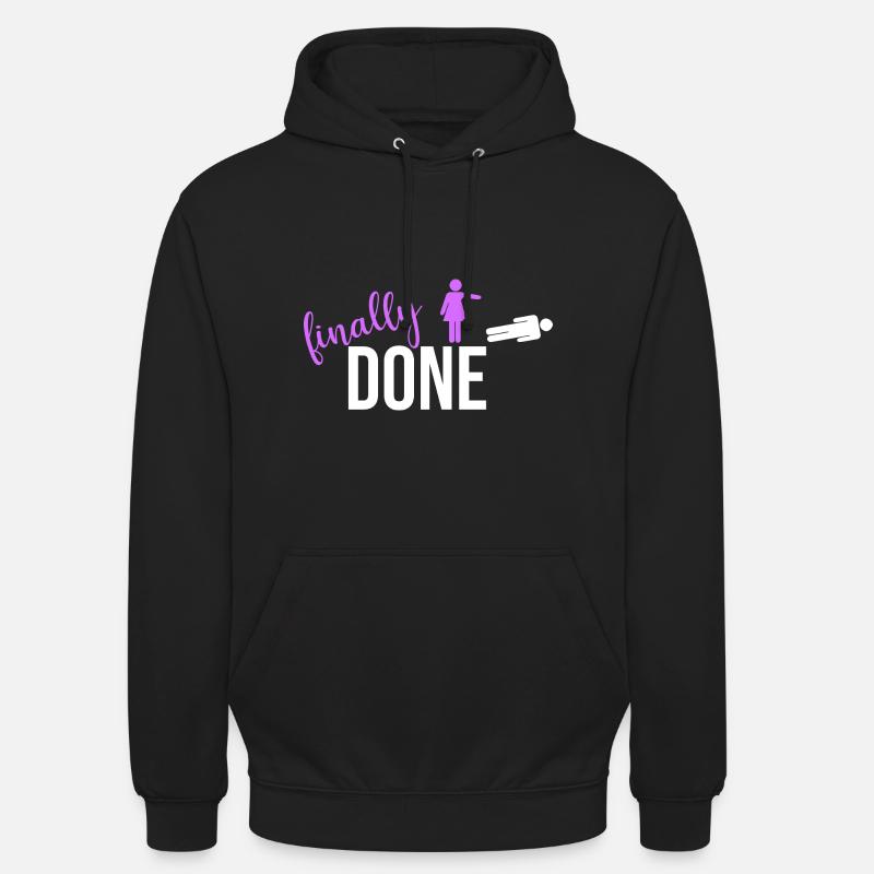 Divorces divorce - Sweat-shirt à capuche unisexe - noir