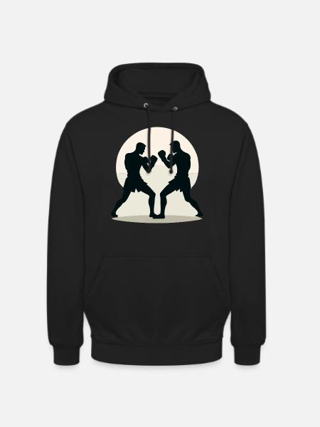 Kickboxen Kickboxer - Unisex Hoodie - Schwarz