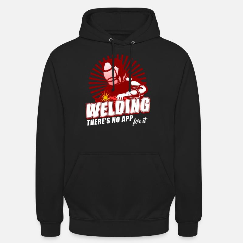 Soudage - Sweat-shirt à capuche unisexe - noir