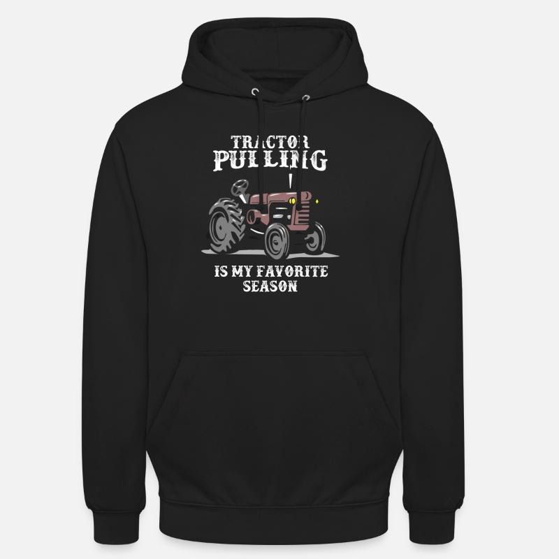 tractor pulling, tractor pulling Traktor, pulling, - Unisex Hoodie - Schwarz
